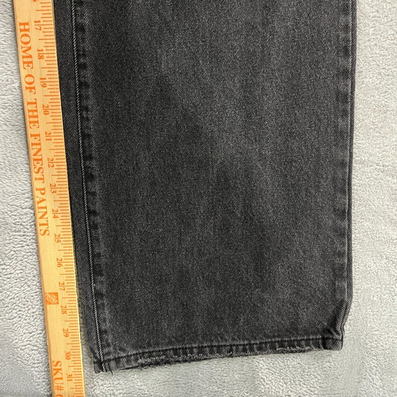 Abound Jeans Women's 29 High Rise Wide Leg Distressed Festival Y2K Grunge Denim - Picture 7 of 10